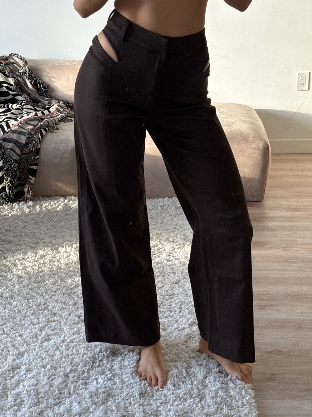 Alo Yoga High-Waist Risk Taker Trouser